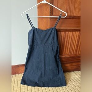Dark Denim Brandy Melville Dress, Once Size Fits All